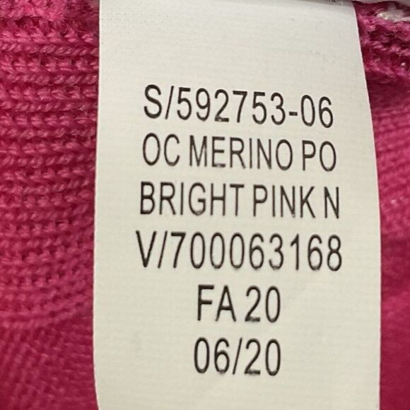 NWT GAP Bright Pink 100% Merino Wool Sweater, Women's XL - Picture 7 of 7